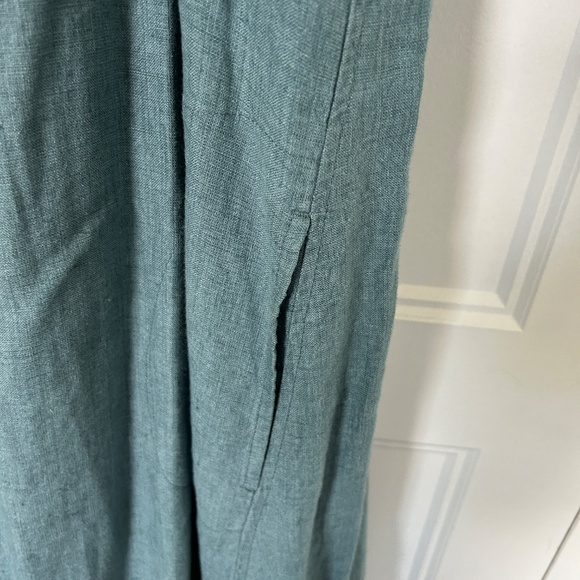 Pure J. Jill Linen Tank Maxi Dress – Size Large – Blue-Green – EUC - Picture 7 of 9